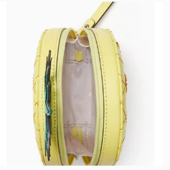 kate spade how refreshing pineapple coin purse bag nwot - Picture 2 of 9